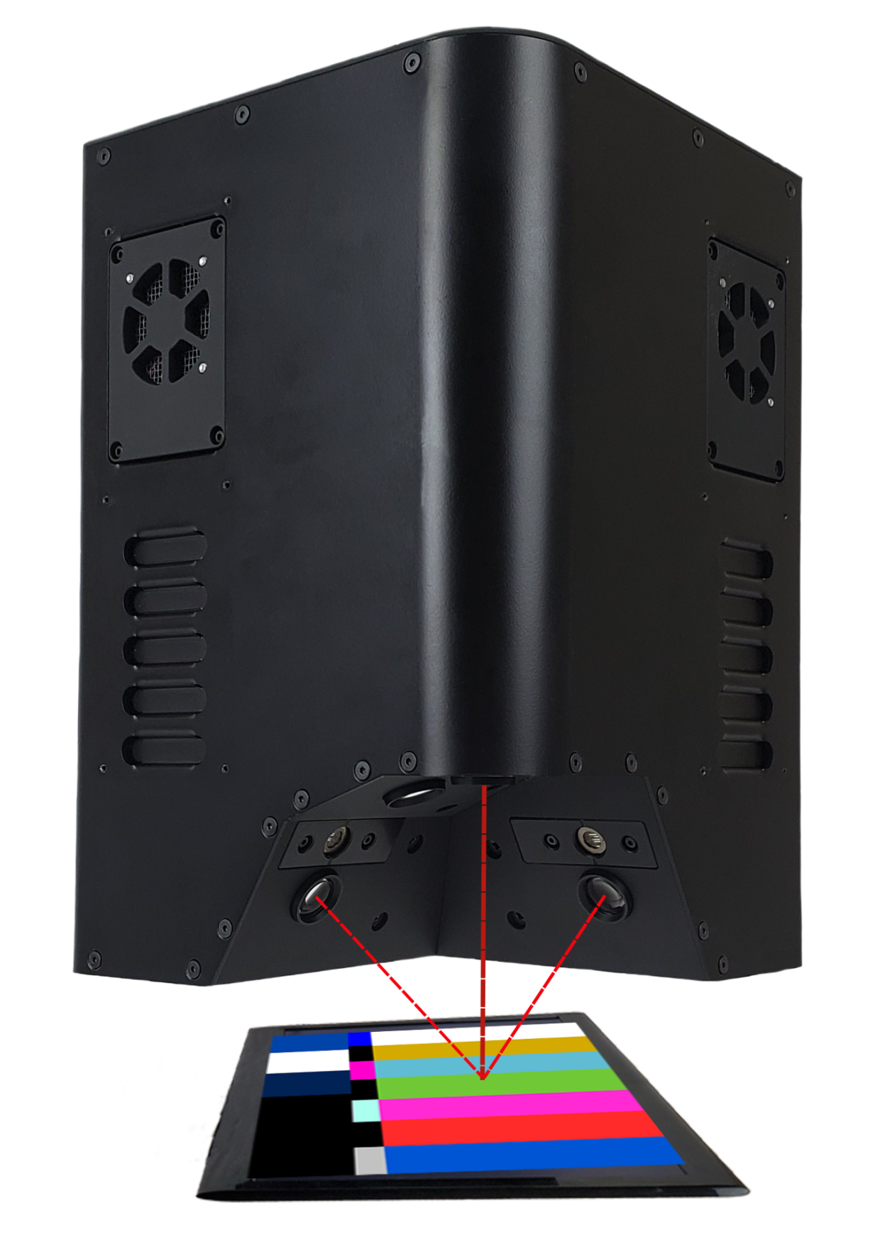 Read more about the article Simultaneous Viewing Angles with Integrated Flicker Sensor; GS-1163 Multi-Angle Spectrometer from Gamma Scientific